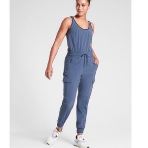 Athleta Unbound Jumpsuit Blue